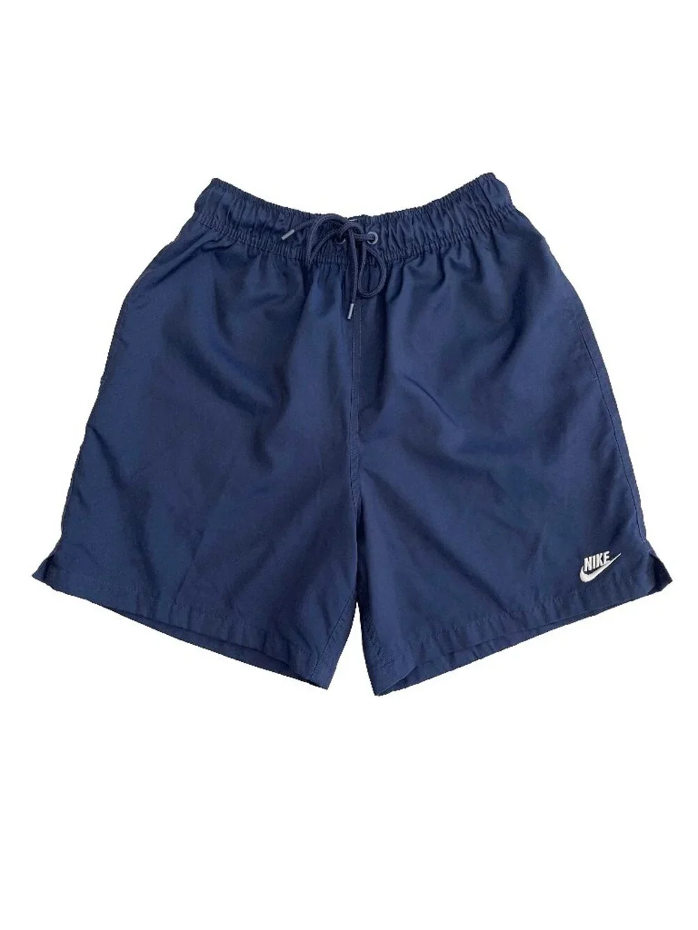 Nike Navy Mesh Lined Swim Trunks Shorts Size Small